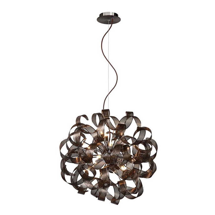 Lucide - Bruine Hanglamp ATOMA 12x G9 / 42W / 230V