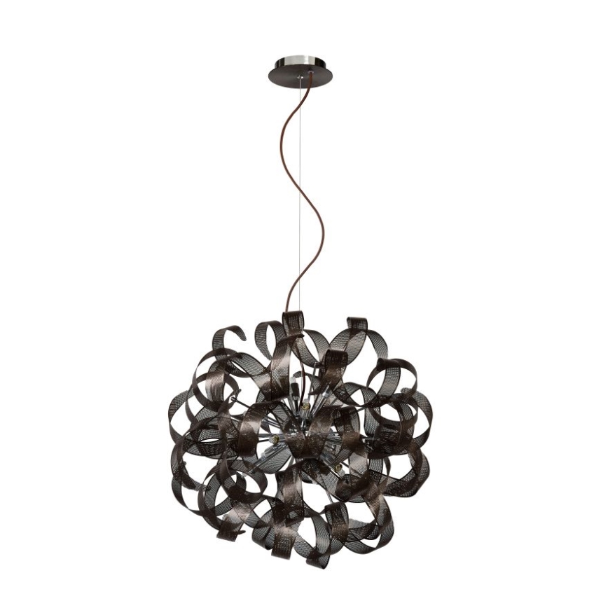Lucide - Bruine Hanglamp ATOMA 12x G9 / 42W / 230V