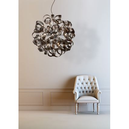 Lucide - Bruine Hanglamp ATOMA 12x G9 / 42W / 230V