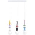 LUMIO hanglamp met snoer 3xE27/15W/230V, veelkleurig