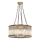 Luster aan kabel CRYSTALLINE 8xE27/40W/230V brons