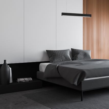 Hanglamp aan kabel LUNGO T8 1xG13/9W/230V zwart