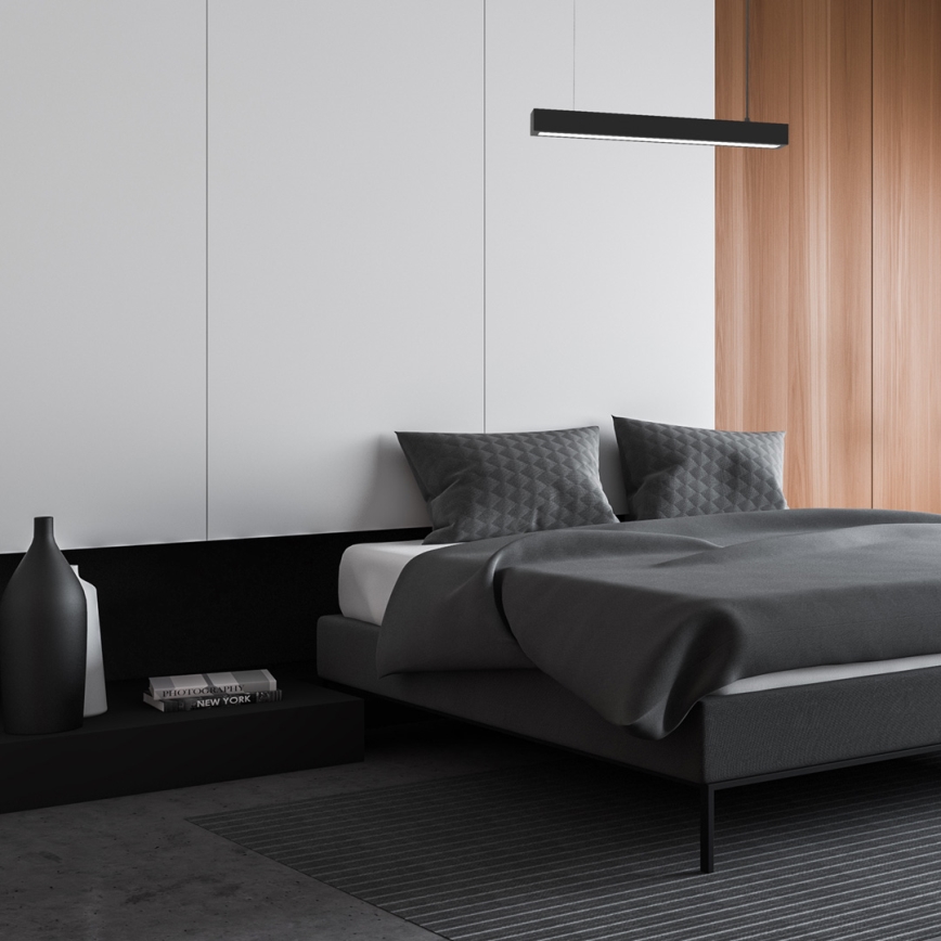 Hanglamp aan kabel LUNGO T8 1xG13/9W/230V zwart