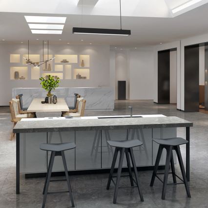 Hanglamp aan kabel LUNGO T8 1xG13/9W/230V zwart