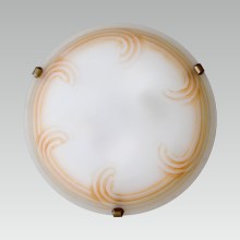 Luxera 1466 - Vervangende glazen lampenkap POMPEII E27