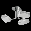 Luxera 1595 - Vervangend glas voor de RONDA G9 kroonluchter