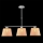 LUXERA 18066 - Hanglamp COMBO 3xE27/60W beige