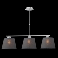LUXERA 18067 - Hanglamp COMBO 3xE27/60W grijs