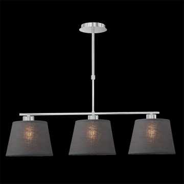 LUXERA 18067 - Hanglamp COMBO 3xE27/60W grijs