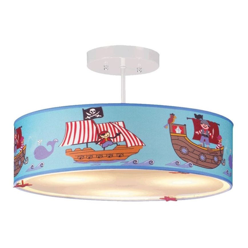 Luxera 28032 - Hanglamp kinderkamer BORUSIA 3xE14/40W/230V