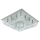 Luxera 32300 - Kristallen plafondlamp EMIR 12xG9/33W/230V