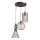 LUXERA 46073 - Hanglamp aan koord TRION 3xE27/60W/230V