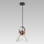 Luxera 46081 - Hanglamp aan koord NOVARA 1xE27/60W/230V 18 cm