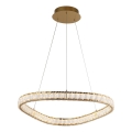 LUXERA 46151 - LED-kroonluchter aan kabel MIST LED/43W/230V 4000K goud