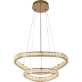 LUXERA 46152 - LED-kroonluchter aan kabel MIST LED/65W/230V 4000K goudkleurig