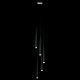 LUXERA 48004 - Hanglamp met vaste pendel EBONY 5xG9/33W/230V