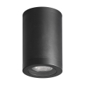 Luxera 48325 - Plafondlamp voor buiten MOPTI 1xGU10/7W/230V IP54 zwart