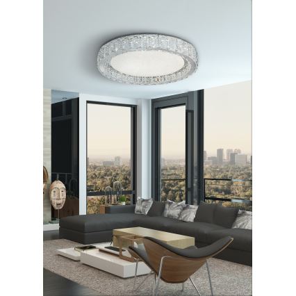 LUXERA 62438 - LED Hang plafondverlichting ALLURIA LED/60W/230V 4000K 80 cm