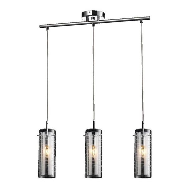 LUXERA 68001 - Hanglamp PALMIRA 3xE14/60W/230V