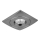 LUXERA 71020 - Inbouwlamp ELEGANT 1xGU10/50W/230V