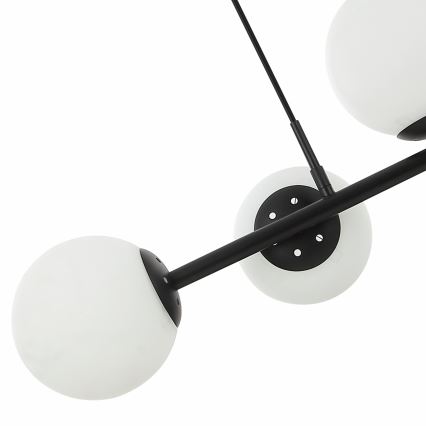MADDIE Hanglamp 5xE14/5W/230V zwart