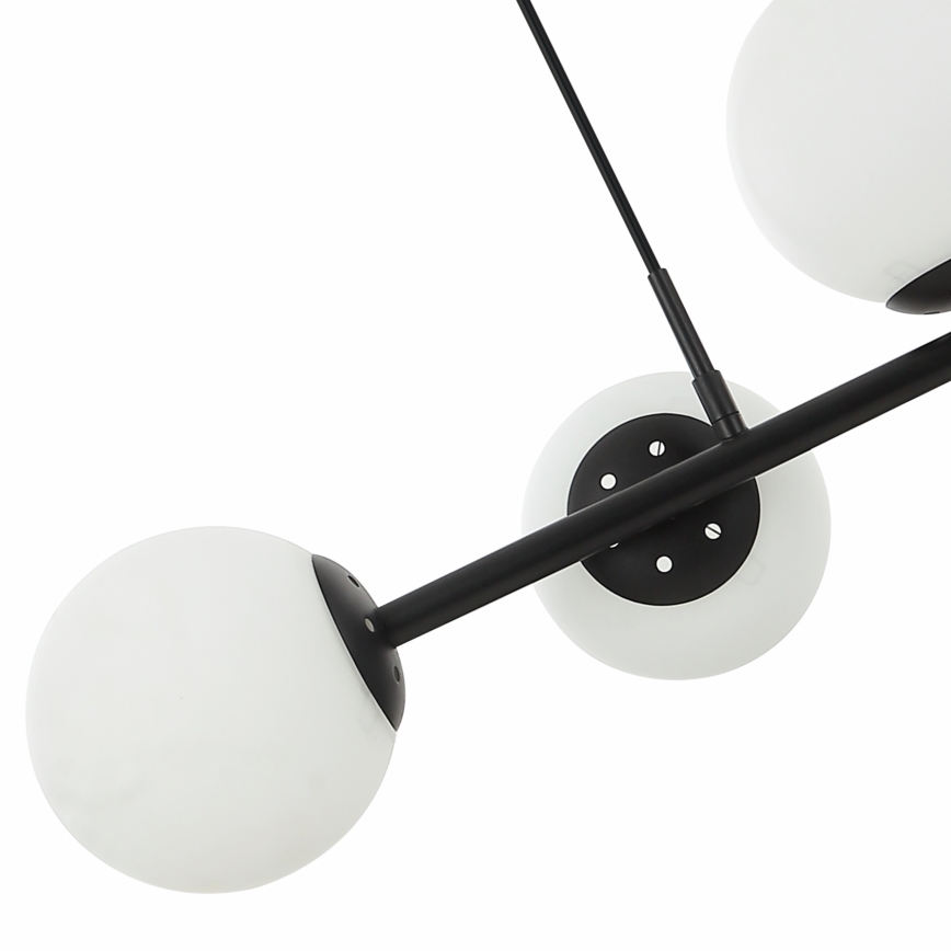 MADDIE Hanglamp 5xE14/5W/230V zwart