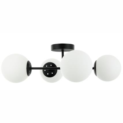 MADDIE Plafondlamp 4xE14/5W/230V Zwart