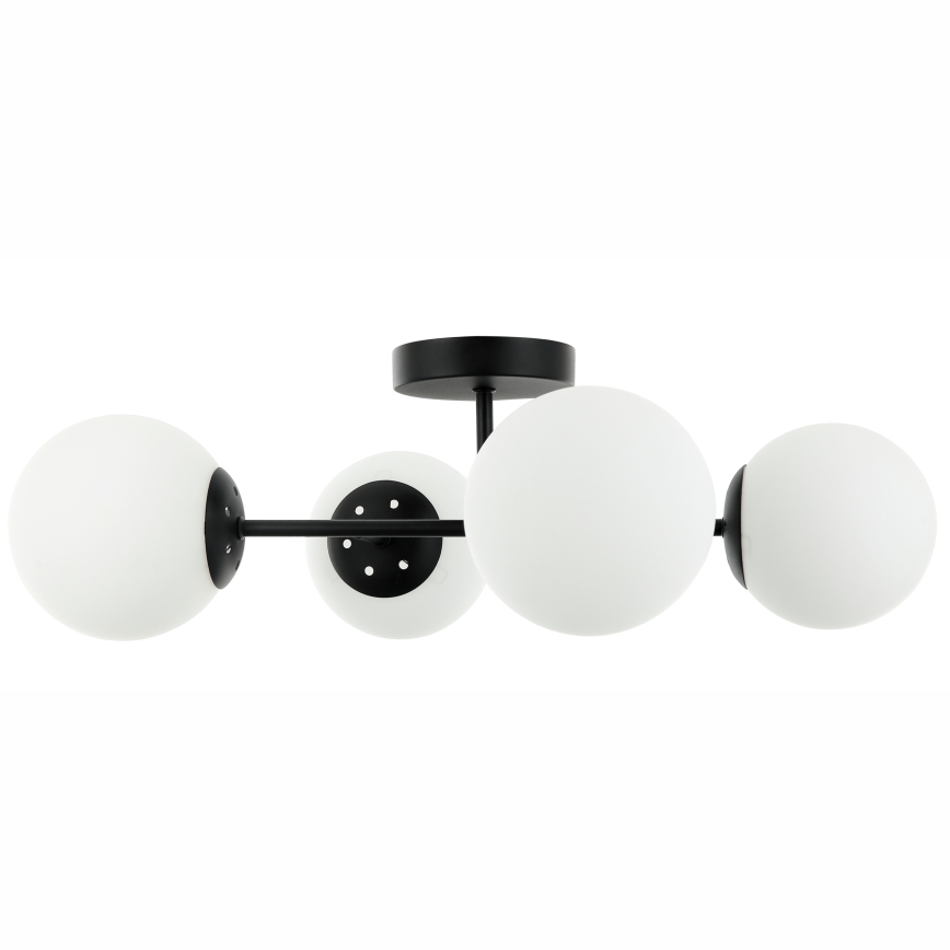 MADDIE Plafondlamp 4xE14/5W/230V Zwart