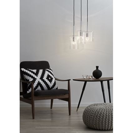 Markslöjd 105099 - Hanglamp aan koord ROCKFORD 3xE14/40W/230V