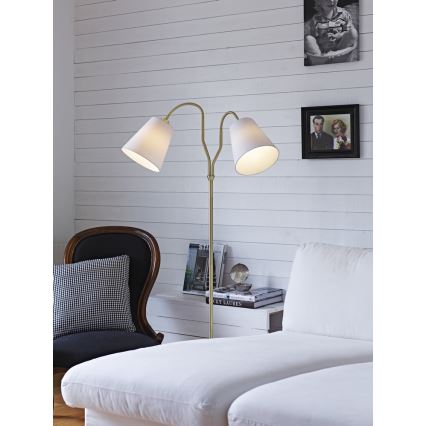 Markslöjd 105274 - Vloerlamp MODENA 2xE27/60W/230V