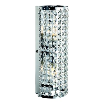 Markslöjd 105309 - Badkamer wandlamp LYSEKIL 2xG9/28W/230V IP44 glanzend chroom