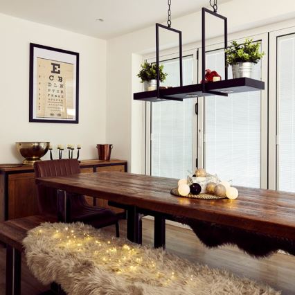 Markslöjd 105780 - LED dimbare kroonluchter aan een ketting TRAY 3xLED/3W/230V zwart