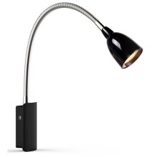 Markslöjd 105940 - LED Wand Lamp TULIP LED/2,5W/230V zwart