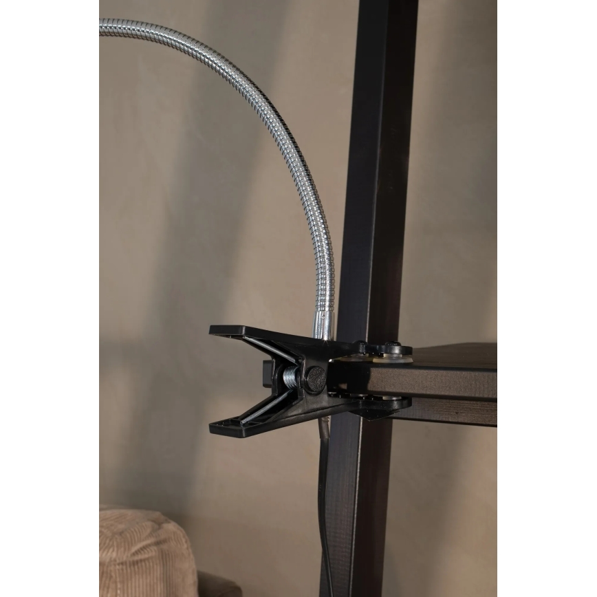 Markslöjd 106092 - LED Tafel Lamp met een klem TULIP LED/3W/230V zwart