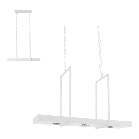 Markslöjd 106124 - LED Hanglamp aan ketting dimbaar TRAY 3xLED/3W/230V wit