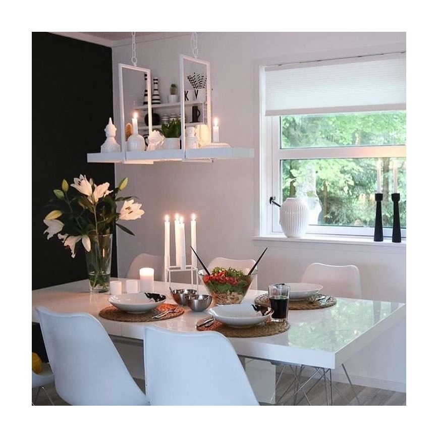 Markslöjd 106124 - LED Hanglamp aan ketting dimbaar TRAY 3xLED/3W/230V wit