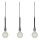 Markslöjd 106708 - Hanglamp aan koord SEDLO 3xE27/60W/230V
