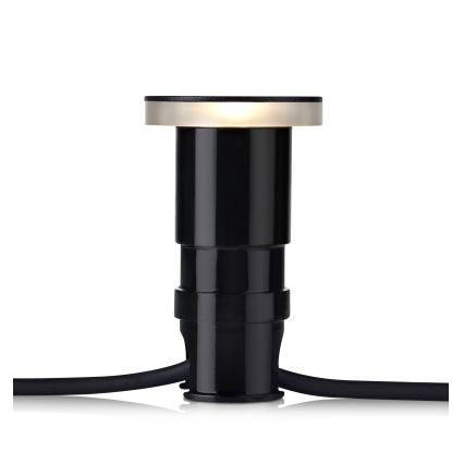 Markslöjd 106935 - GARDEN24 LED inbouwarmatuur voor buiten, LED/3W/24V, IP44, zwart