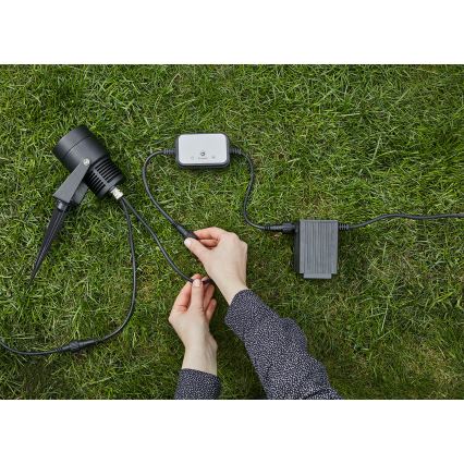Markslöjd 106940 - Buiten bewegings- en schemersensor PIR GARDEN24 IP44 zwart