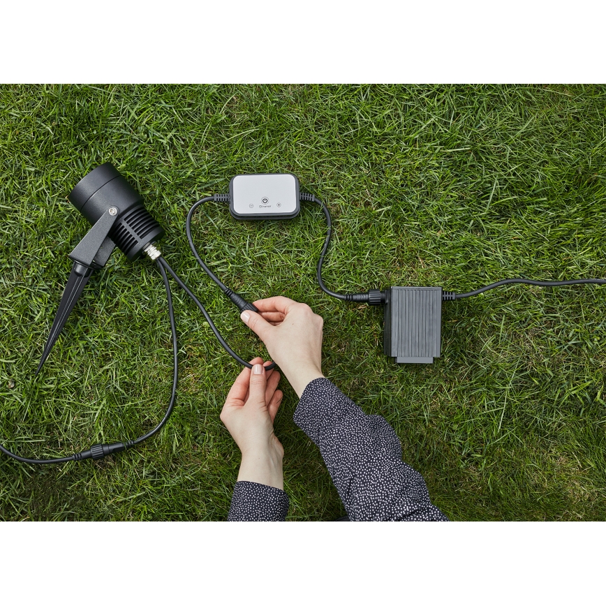 Markslöjd 106940 - Buiten bewegings- en schemersensor PIR GARDEN24 IP44 zwart