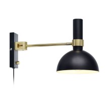 Markslöjd 106970 - Dimbare wandlamp LARRY 1x E27 / 60W / 230V