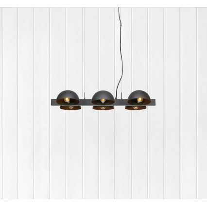 Markslöjd 107138 - Hanglamp aan koord FLAMINGO 6xE14/40W/230V zwart