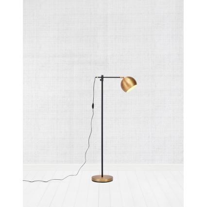 Markslöjd 107231 - Vloerlamp CHESTER 1xE27/40W/230V zwart/brons