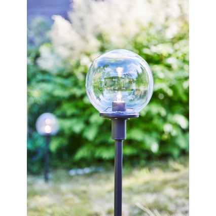 Markslöjd 107283 - LED buitenlamp GARDEN24 LED/3W/24V 81 cm IP44 zwart/helder
