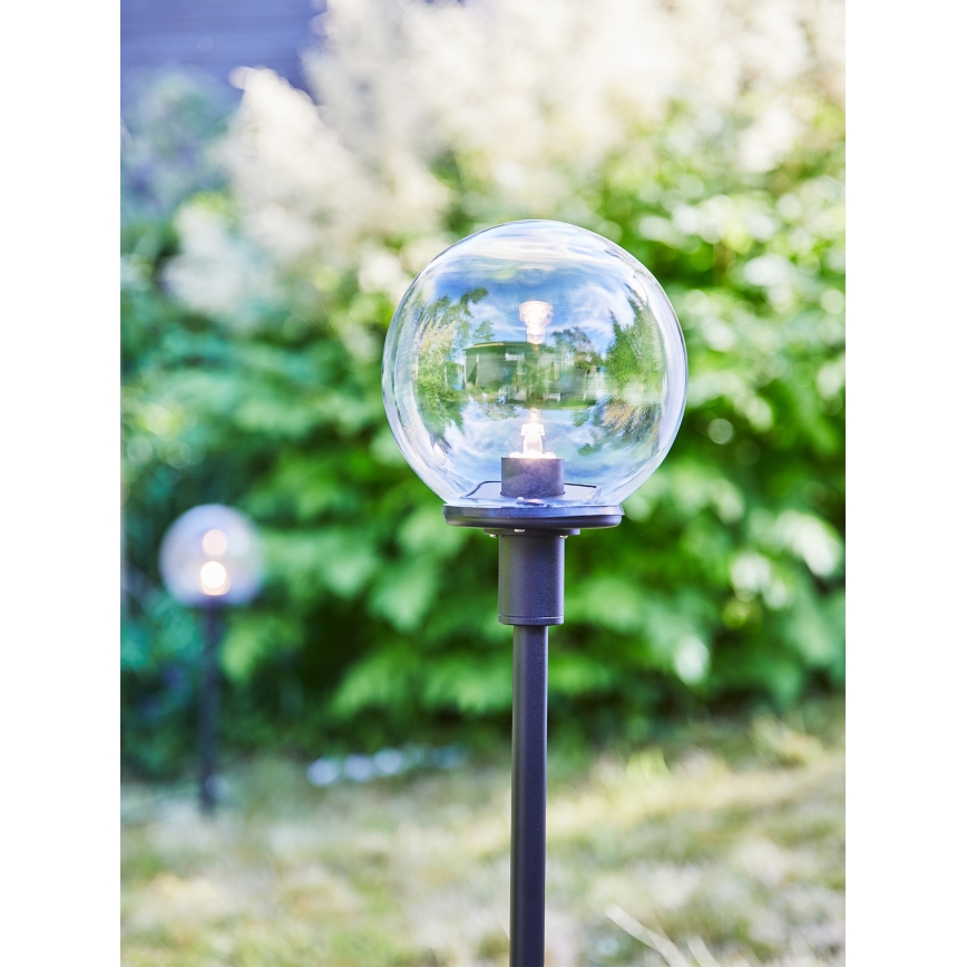 Markslöjd 107283 - LED buitenlamp GARDEN24 LED/3W/24V 81 cm IP44 zwart/helder