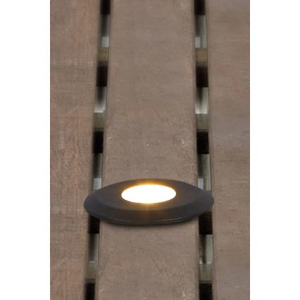 Markslöjd 107285 - GARDEN24 LED-inbouwarmatuur voor buiten LED/3W/24V IP44 zwart