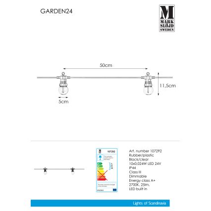 Markslöjd 107292 - Decoratieve LED Lichtsnoer voor buiten SLINGER GARDEN 10xLED 5,5m IP44