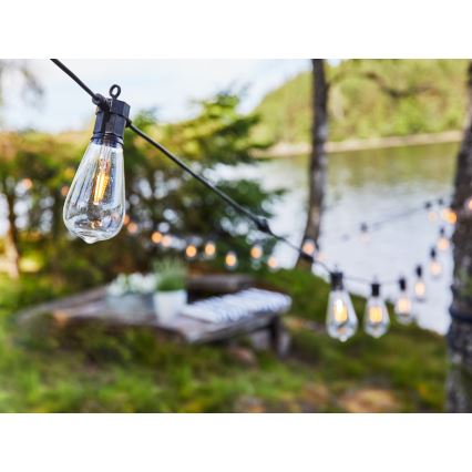 Markslöjd 107293 - Decoratieve LED Lichtsnoer voor buiten SLINGER GARDEN 10xLED 5,5m IP44