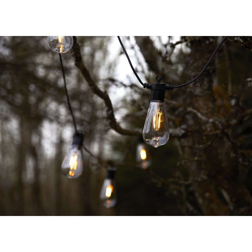 Markslöjd 107293 - Decoratieve LED Lichtsnoer voor buiten SLINGER GARDEN 10xLED 5,5m IP44