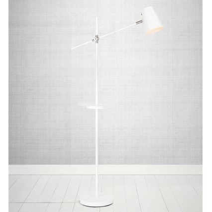 Markslöjd 107308 - Vloerlamp s USB LINEAR 1xE14/40W/230V